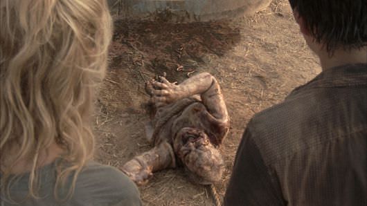 After: Our zombie in The Walking Dead is now in even more dire straights, thanks to Stargate Studios