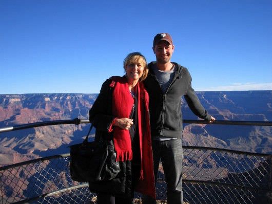 Dan and Joyce at the Grand Canyon