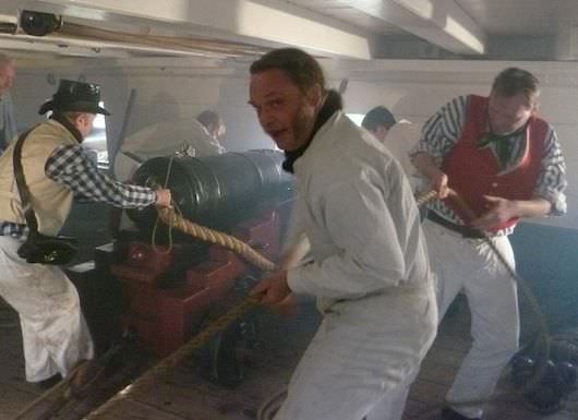 Technical and historical advisors on the set of 'Master and Commander' made sure everything happened as it would have