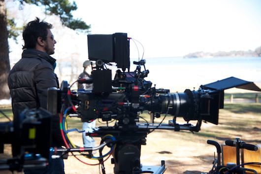 Ariel Vromen on the set of 'The Iceman.' Courtesy Millenium Entertainment