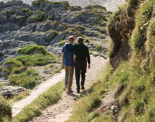 The production spent three weeks in Porthpean, Cornwall, athe western edge of the United Kingdom. Courtesy Universal Pictures