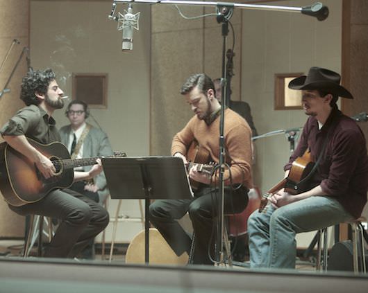 Oscar Isaac, Justin Timberlake and Adam Driver (L to R)in Joel and Ethan Coen’s INSIDE LLEWYN DAVIS Photo: Alison Rosa ©2012 Long Strange Trip LLC