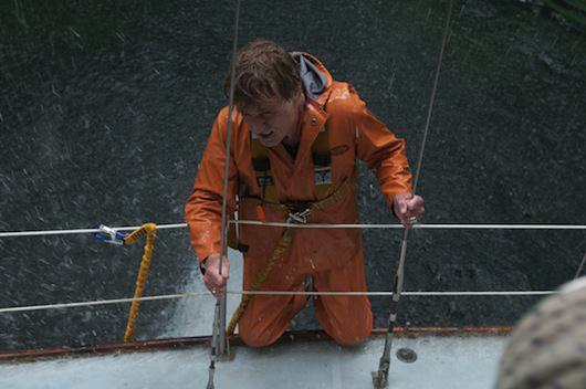 Robert Redford as 'Our Man' in 'All is Lost.' Courtesy Lionsgate. 