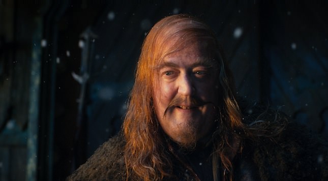 Stephen Fry as the Master of Lake-Town