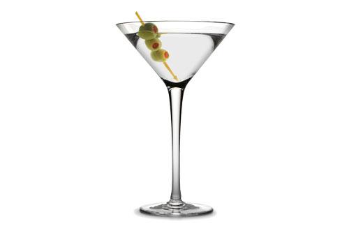 The classic martini, up.