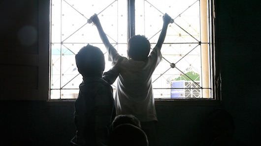 Kids inside the Edhi home in Karachi, Pakistan. Courtesy Oscilloscope Laboratories.