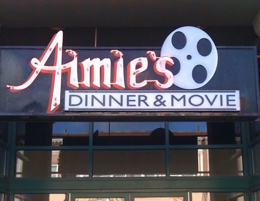 Aimie's serves, among other tasty treats, a Lord of the Onion Rings appetizer. Courtesy Aimie's Dinner & Movie.