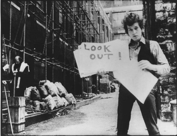 Bob Dylan, from DA Pennebaker's 'Don't Look Back.' Dont Look Back courtesy of D.A. Pennebaker