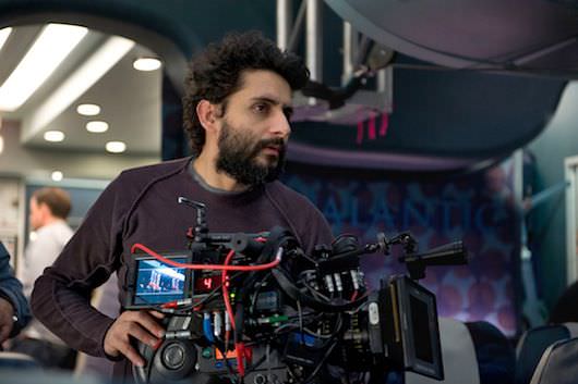 Director Jaume Collet-Serra on Alec Hammond's incredible, tightly packed set. Photography By Myles Aronowitz. Courtesy Universal Pictures.