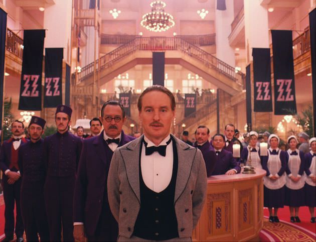 Owen Wilson in  the lobby in 'The Grand Budapest Hotel.' Courtesy Fox Searchlight Pictures.