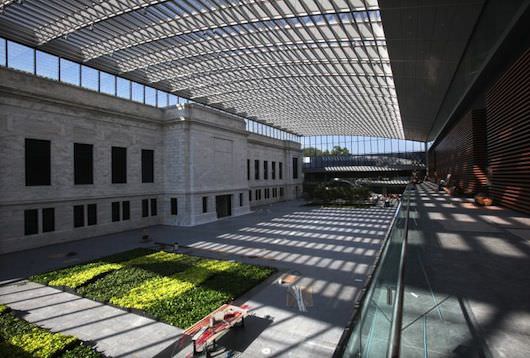 Cleveland Museum of Art's new 39,000 square-foot atrium. 