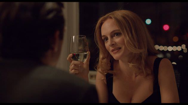 Heather Graham is Stephanie, also divorced, seeing Otto for the first time in years. Photo by Corey Walter copy