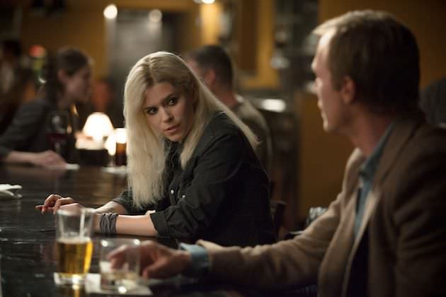 Bree (Kate Mara) enjoys a not-so-friendly drink with Max (Paul Bettany.) Courtesy Warner Bros. Pictures.