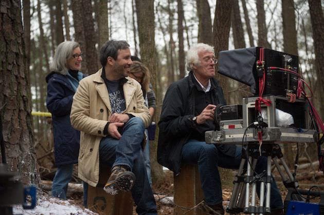 (L-r) Director DENIS VILLENEUVE and director of photography ROGER A. DEAKINS on the set of Alcon Entertainment's dramatic thriller “PRISONERS;  a Warner Bros. Pictures release.