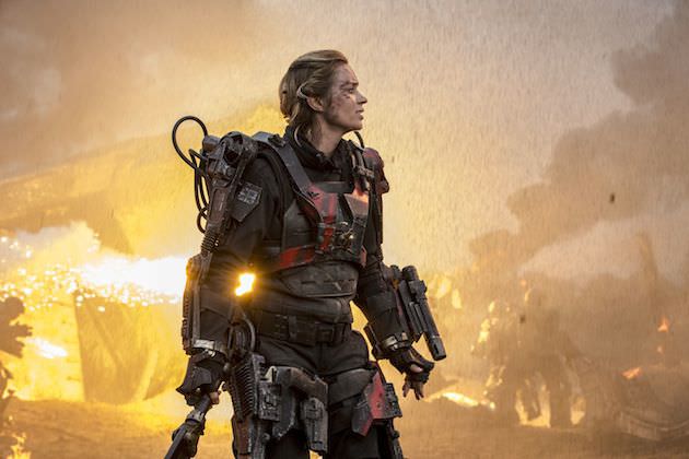 Emily Blunt is Rita, the United Defense Force's greatest soldier. Courtesy Warner Bros. Pictures.