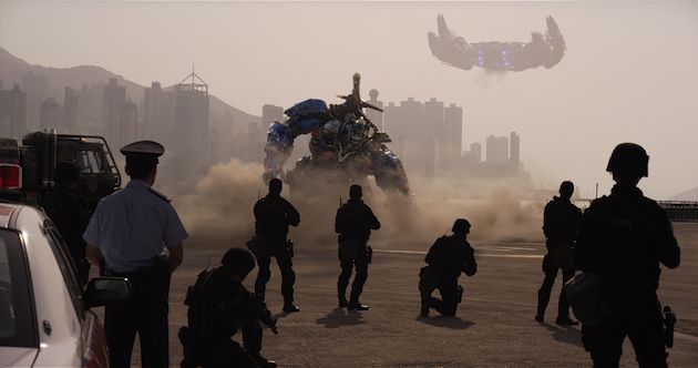 Optimus Prime kicks up a lot of dust...that Sheldon Serrao creates. Courtesy Paramount Pictures.