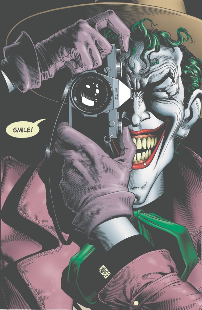 1988. Written by Brian J. Bolland, The Joker's metamorphosis from clown criminal to complete psychopath is well underway. 