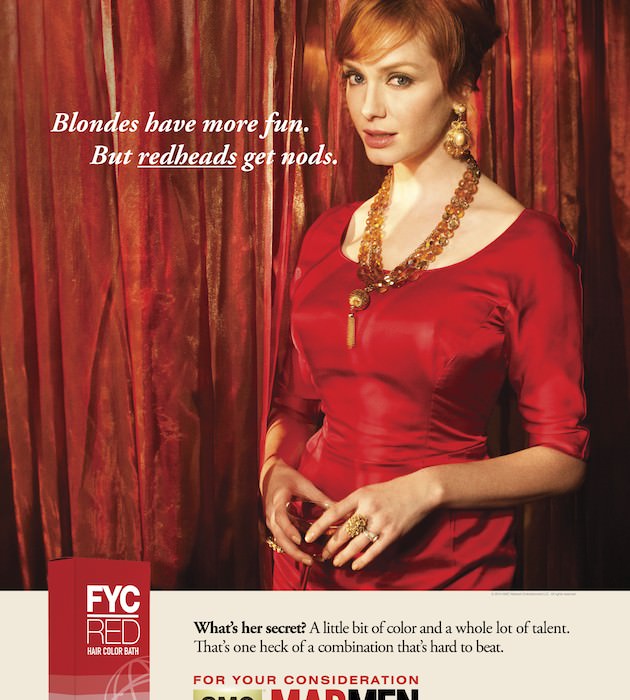 Christina Hendricks as Joan Harris - Mad Men _ Season 7, EMMY Print Ads - Photo Credit: Courtesy of AMC