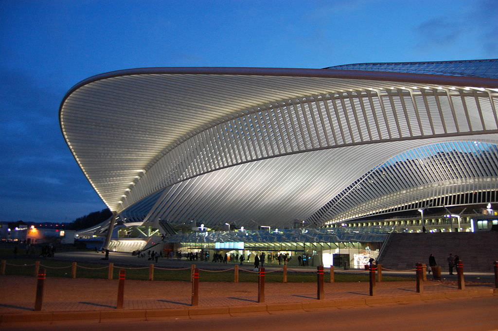 The Liege Train Station, inspiration for the set of Xandar. 