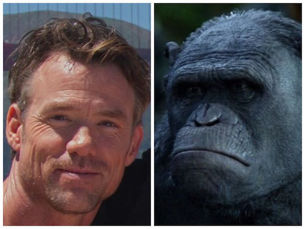 Terry Notary has turned himself into goblins, orcs, aliens and intelligent apes in his long, busy career. Courtesy 20th Century Fox. 