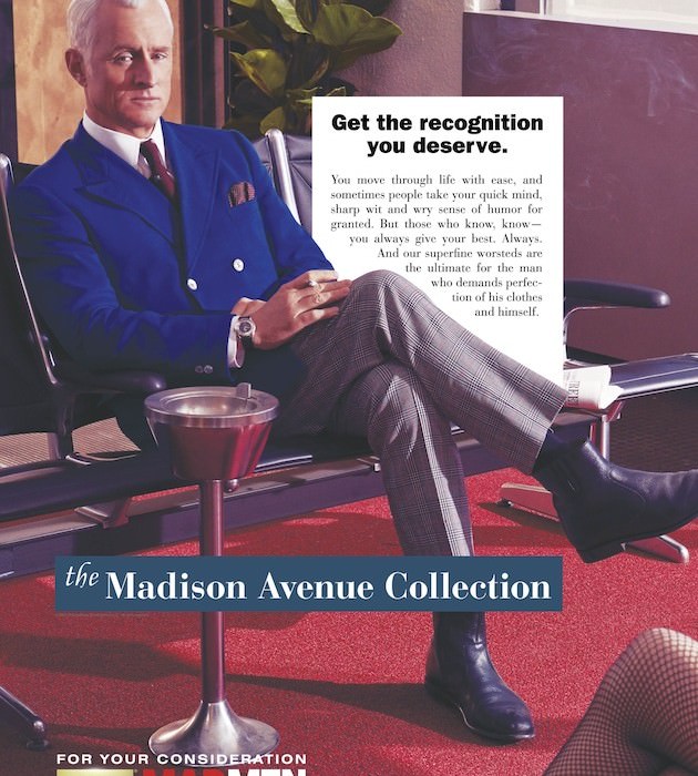 John Slattery as Roger Sterling - Mad Men _ Season 7, EMMY Print Ads - Photo Credit: Courtesy of AMC