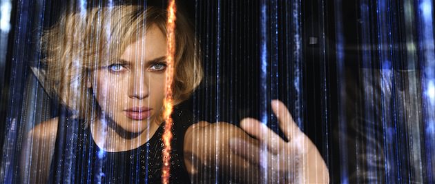 Writer/director Luc Besson directs SCARLETT JOHANSSON in "Lucy", an action-thriller that examines the possibility of what one human could truly do if she unlocked 100 percent of her brain capacity and accessed the furthest reaches of her mind. Courtesy Universal Pictures. 