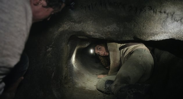 Perdita Weeks is crawling into more than just an ancient catacombs. Courtesy Universal Pictures. 