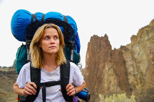 Reese Witherspoon in front of Smith Rock, in Oregon. Courtesy Fox Searchlight Pictures.