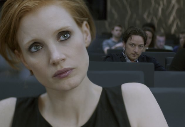 Jessica Chastain and James McAvoy in 'The Disappearance of Eleanor Rigby.' Courtesy The Weinstein Co. 