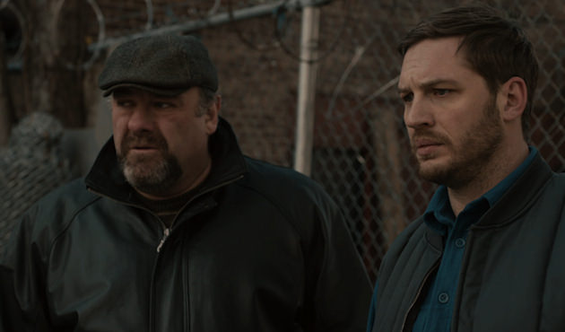 James Gandolfini as Cousin Marv and Tom Hardy as Bob in 'The Drop.' Courtesy Fox Searchlight.