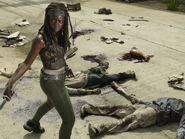 Danai Gurira as Michonne - The Walking Dead _ Season 5, Gallery - Photo Credit - Frank Ockenfels 3/AMC
