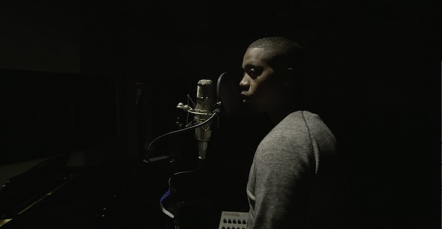 Nas in the studio. 