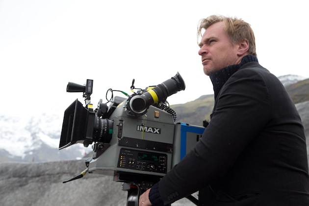 Nolan on the set of 'Interstellar.' Courtesy Paramount Pictures. 