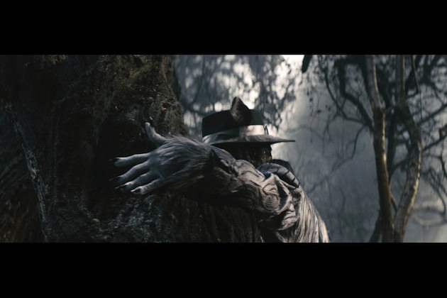 Johnny Depp plays the wolf in 'Into the Woods.' Courtesy Walt Disney Studios