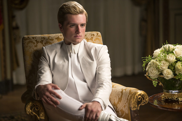 Peeta's in a precarious position. Courtesy Lionsgate.