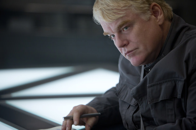 Hoffman elevated every role, including Plutarch, Panem's hyper-intelligent revolutionary. Courtesy Lionsgate. 