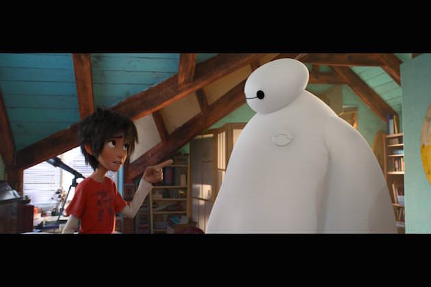 Hiro and Baymax. Courtesy Walt Disney Studios Animation