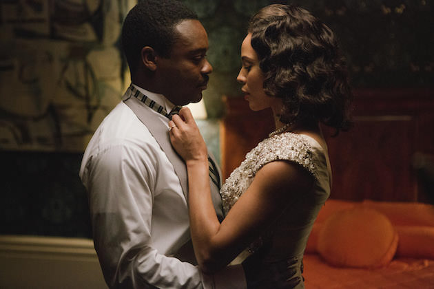 Left to right: David Oyelowo plays Martin Luther King, Jr. and Carmen Ejogo plays Coretta Scott King in SELMA, from Paramount Pictures and Pathé.