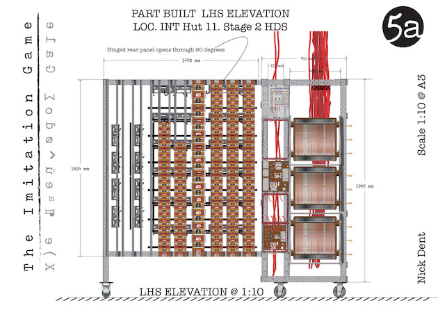 Partially built Christopher machine. Courtesy Weinstein Co. 