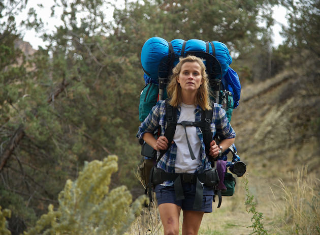 A woman and her backpack...which is the same size she is. Courtesy Fox Searchlight