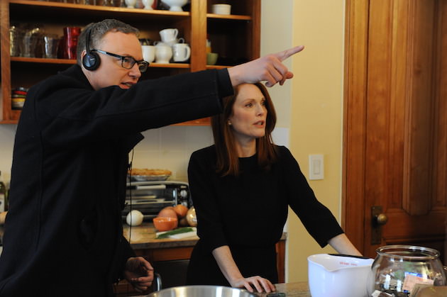 Left to right: Director Wash Westmoreland and Julianne Moore Photo by Jojo Whilden, Courtesy of Sony Pictures Classics