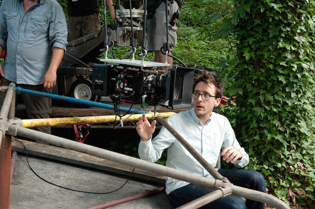 Director of Photography Matthew Lloyd, CSC on the set of PROJECT ALMANAC