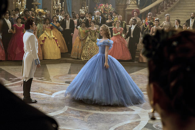 Lily James is Cinderella and Richard Madden is the Prince in Disney's live-action feature inspired by the classic fairy tale, CINDERELLA, which brings to life the timeless images in Disney's 1950 animated masterpiece as fully-realized characters in a visually-dazzlling spectacle for a whole new generation.