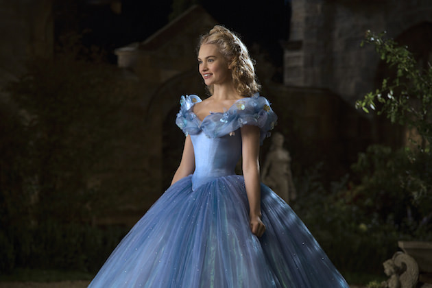 Lily James is Cinderella in Disney's live-action CINDERELLA, directed by Kenneth Branagh.