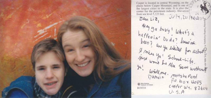 A postcard from Matt.