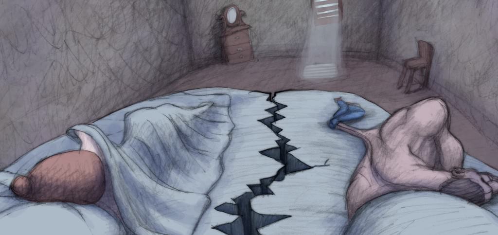 An image from Bill Plympton's 'Cheatin.' Courtesy of 'Cheatin''