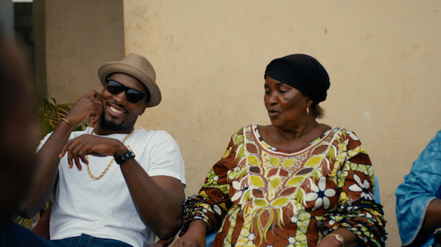 Ibaka with his family in the Congo, in the house he got for them once he went pro. Courtesy ESPN/Grantland