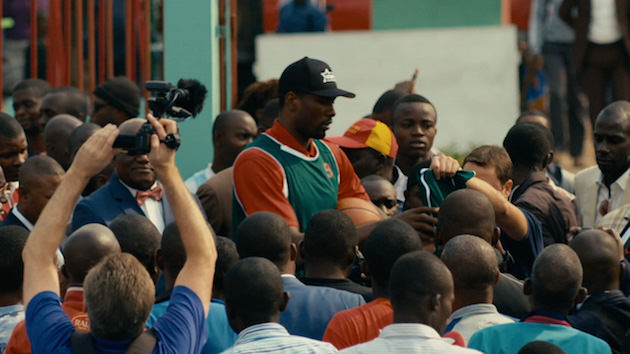 Ibaka surrounded by his fans. Courtesy ESPN/Grantland