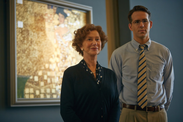 (L-R) HELEN MIRREN and RYAN REYNOLDS star in WOMAN IN GOLD