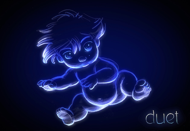 An illustration of Mia as a baby girl. Courtesy Glen Keane Productions. 